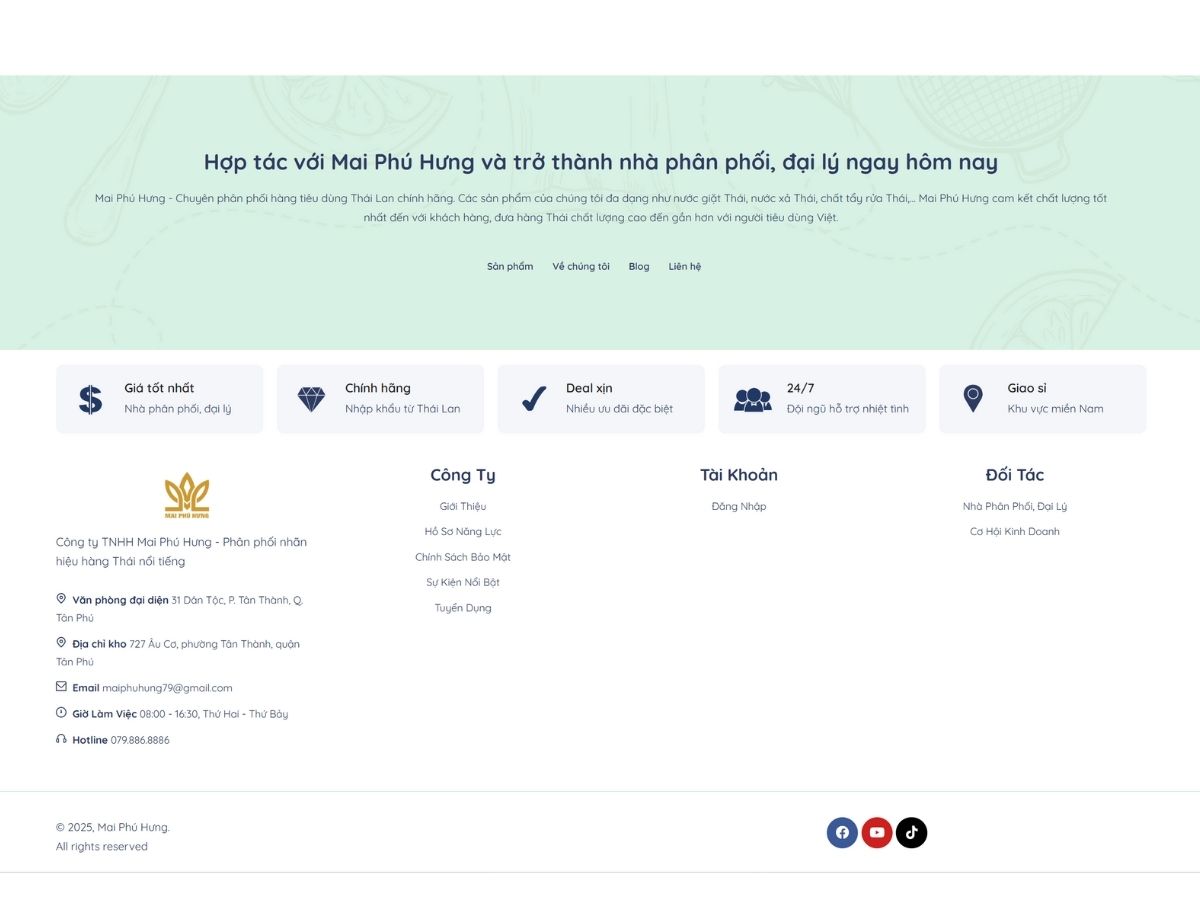 Mai Phu Hung Contact Page