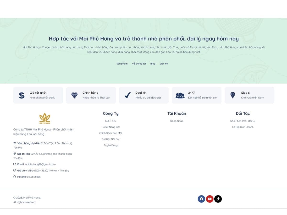 Mai Phu Hung Contact Page